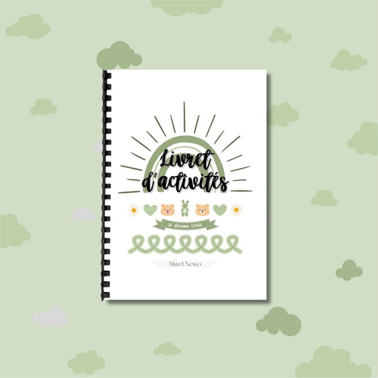 {{ product.title }} – livret d’activités enfants 2 à 4 ans en version physique ou PDF | Bluey, Spidey, Pyjamasques, Je découvre l’été – jeux éducatifs à imprimer