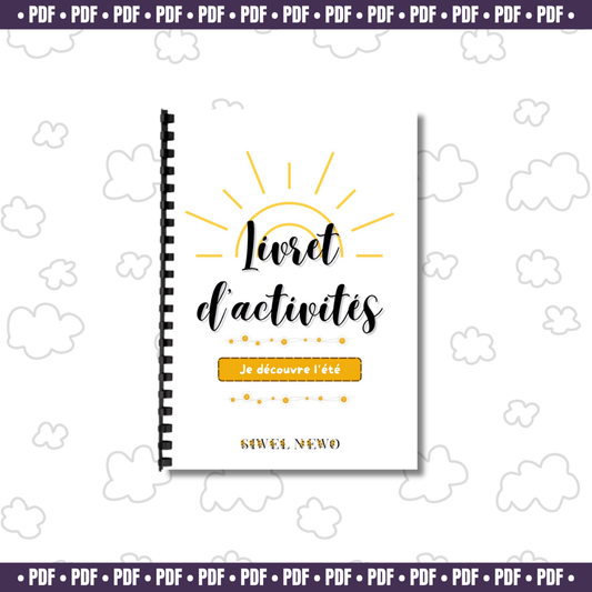 {{ product.title }} – livret d’activités enfants 2 à 4 ans en version physique ou PDF | Bluey, Spidey, Pyjamasques, Je découvre l’été – jeux éducatifs à imprimer