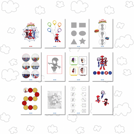 {{ product.title }} – livret d’activités enfants 2 à 4 ans en version physique ou PDF | Bluey, Spidey, Pyjamasques, Je découvre l’été – jeux éducatifs à imprimer